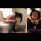Instead of using the second camera for a bowlcam, I tried using it as a face cam. Since I tend to look down and hide my face while I poop, you can see my facial expressions as I push out my stinky mess. Presented in 720P HD. Over 3 minutes.